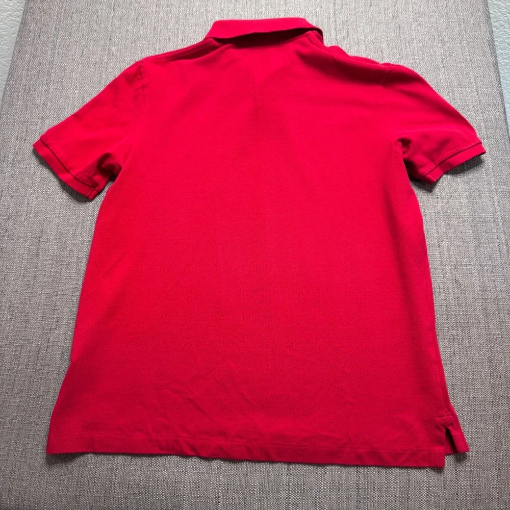 Polo Ralph Lauren Mens Classic Fit Red Short Sleeve Pony Logo Polo Shirt Size M